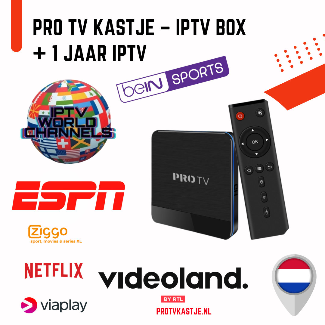 Plug & Play IPTV Box voor alle zenders – PROTV Kastje Nederland